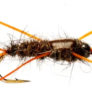 Fulling Mill Bassett's Stonefly Exponent #10 Tungsten Depth Charge Nymph- Double Tungsten Bead