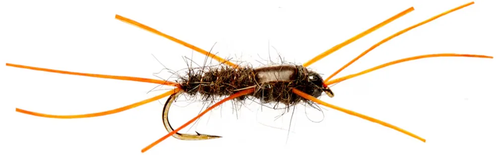 Fulling Mill Bassett's Stonefly Exponent #10 Tungsten Depth Charge Nymph- Double Tungsten Bead
