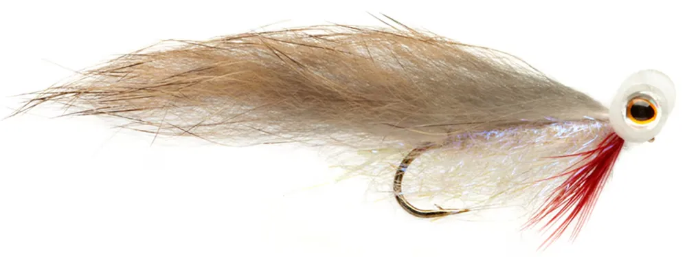 Fulling Mill Rob's Minky Booby Roach Streamer- 8