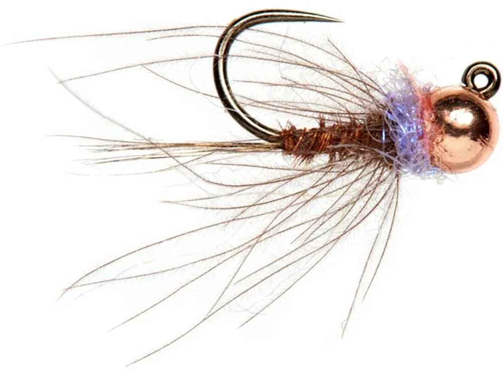 Fulling Mill Bassett's Violet Pheasent Tail Nymph Barbless- 16