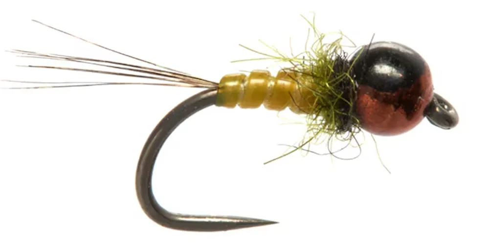 Fulling Mill Juglaret's Dark Olive Baetis Nymph Barbless- 16