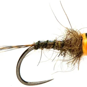 Fulling Mill Juglaret's Flashback Possum Tail Copper Nymph Barbless- 14