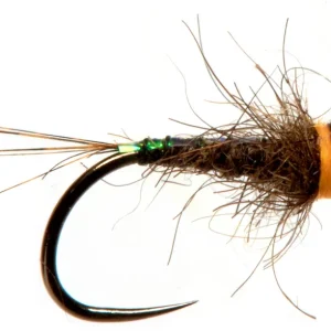 Fulling Mill Juglaret's Flashback Possum Tail Silver Nymph Barbless- 14