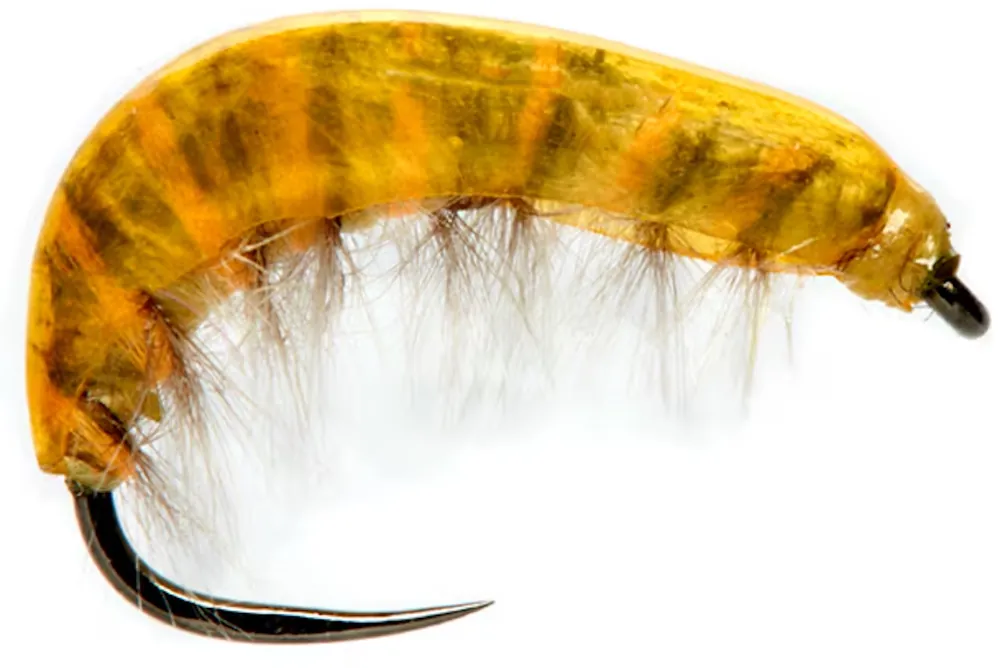 Fulling Mill Juglaret's French Gammarus Yellow Nymph Barbless- 14