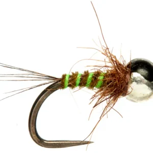 Fulling Mill Juglaret's MF Chartreuse Nymph Barbless- 14