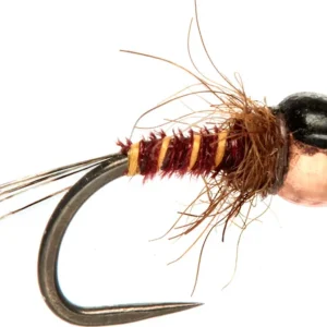 Fulling Mill Juglaret's MF Orange Nymph Barbless- 14