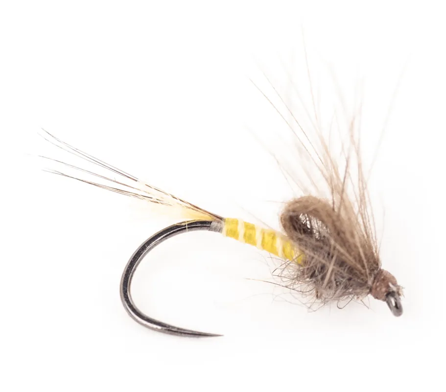 Guideline Trockenfliege Bubble Emerger Tan Barbless- 14