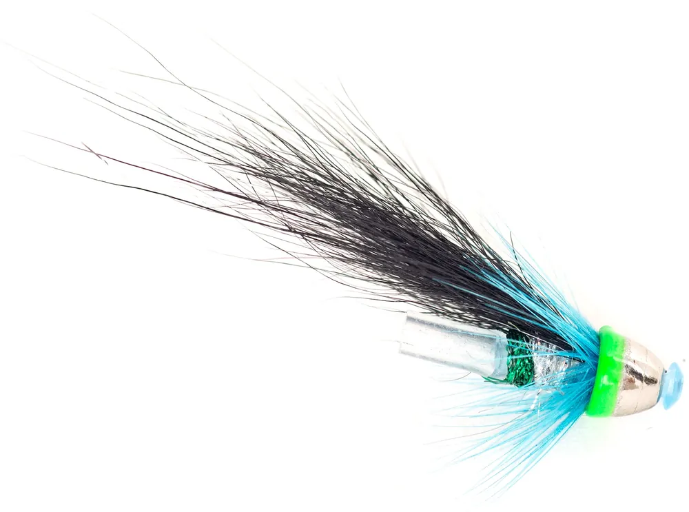 Guideline Lachsfliege Blue Metallica Tungsten Micro Cone 3.5mm Tubenfliege-