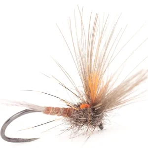 Guideline Trockenfliege Split Wing Dun Golden Olive Barbless- 16