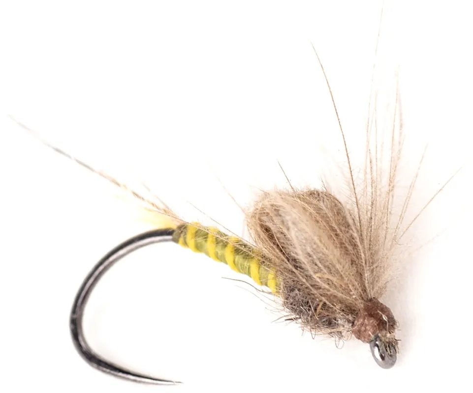 Guideline Trockenfliege Bubble Emerger Olive Barbless- 16