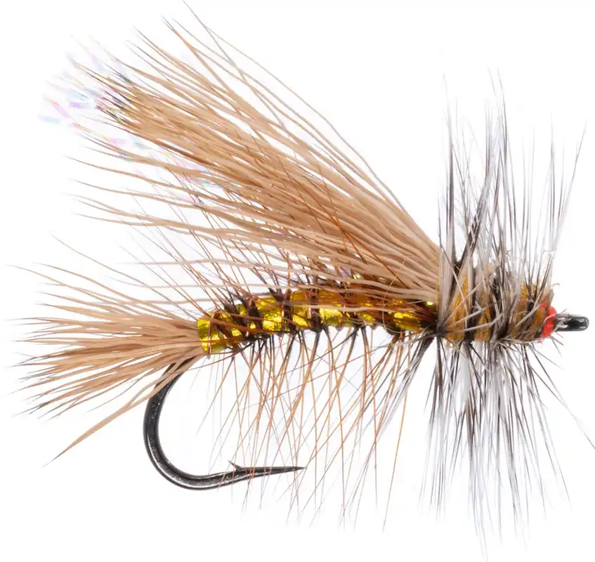 Umpqua Fly Naked Stimulator Kaufmann Yellow #10 Trockenfliege-