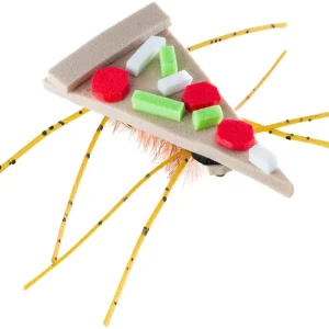 Umpqua Fly Pizza Delivery Grillos Supreme #6 Fast Food Trockenfliege :-)-