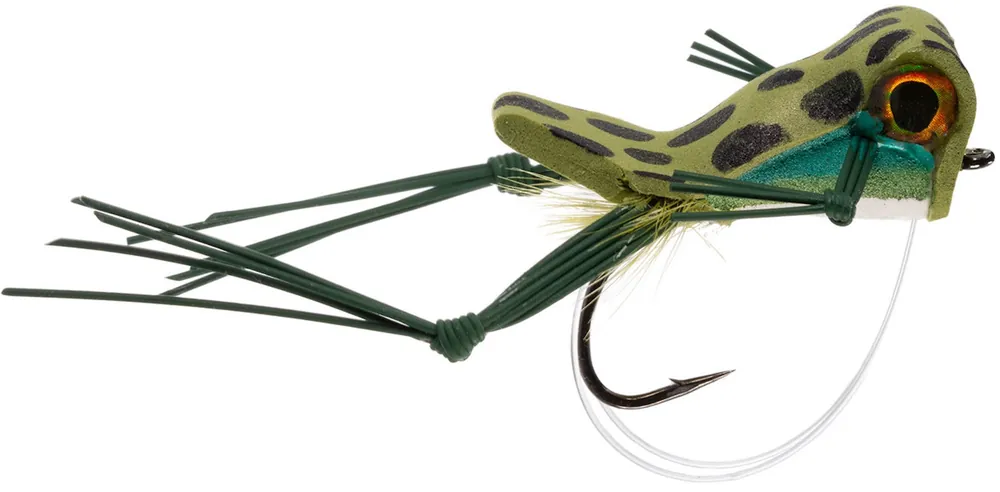 Umpqua Fly Ribbit Rhol Lohr Frog #1 Frosch Popper-