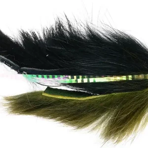 Umpqua Fly Dolly Llama Mini Black & Olive #2 Streamer-