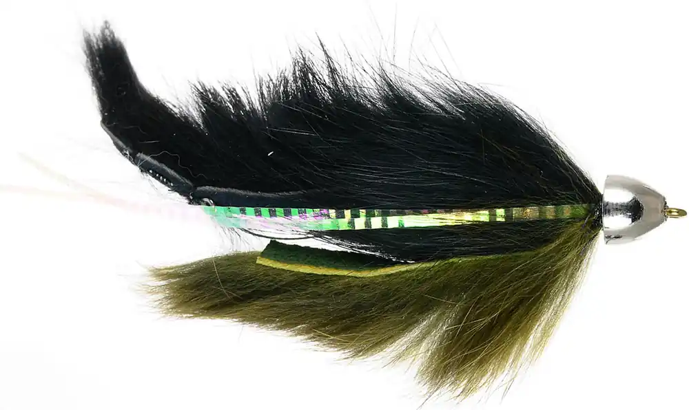 Umpqua Fly Dolly Llama Mini Black & Olive #2 Streamer-