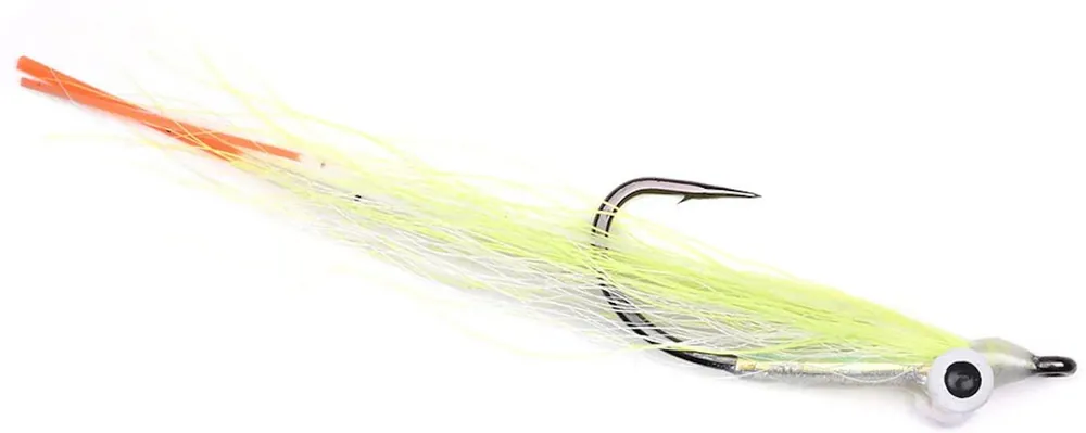 Vision Perch - Ahven Clouser 2 Chartreuse #4 Barschstreamer-