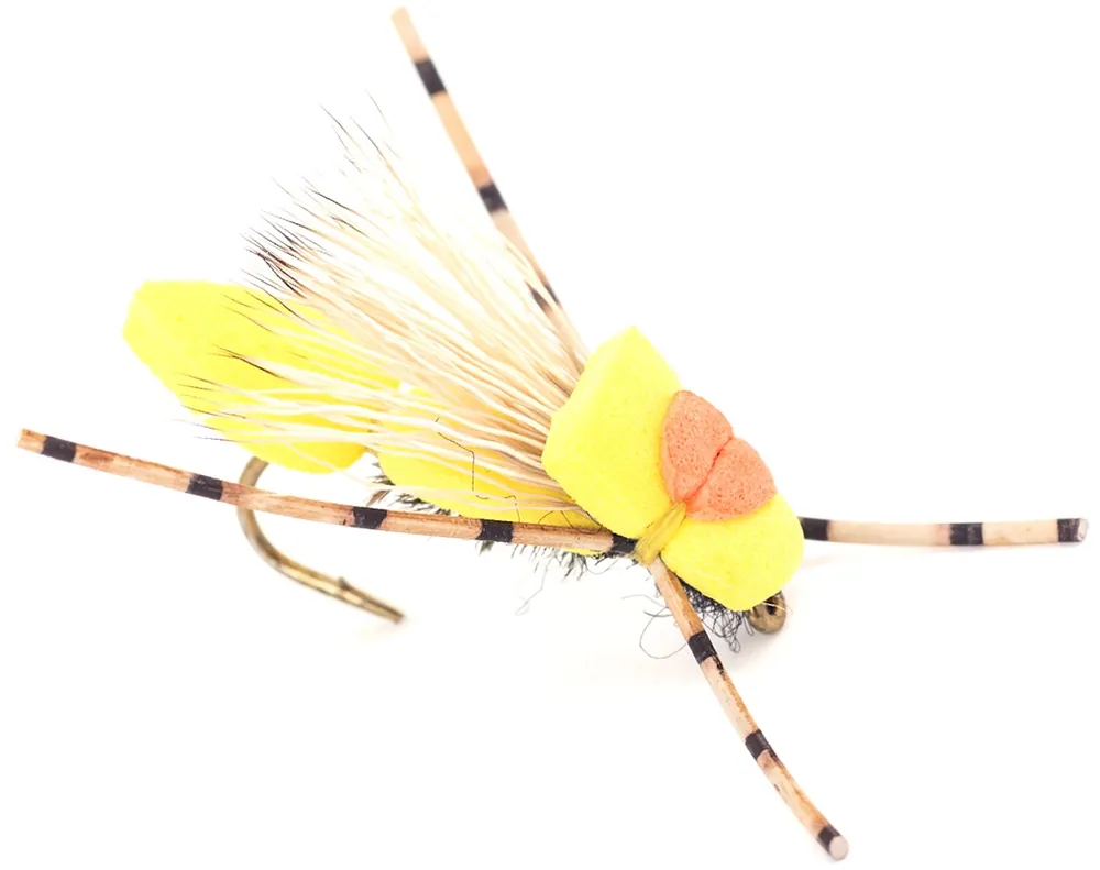 Guideline Trockenfliege GFA Hopper #10 - Yellow-