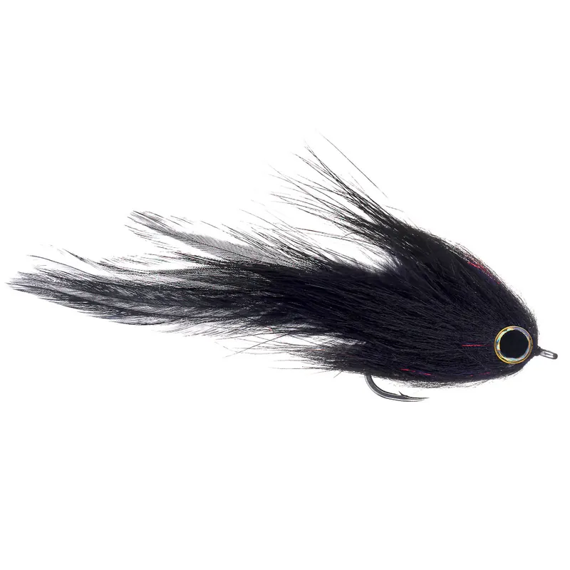 Superflies Alphonse GT Brush Fly Black SL12S #6/0-