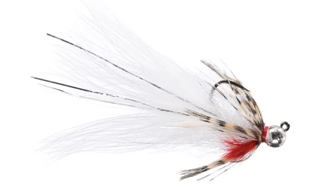 Umpqua Jig Streamer Gamebird Doctor Black White #8-