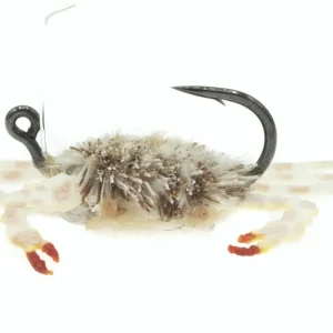 Umpqua Saltwater Fly Danger Muffin Crab Ghost Tan-                                                                                                                                                                                                                        2
