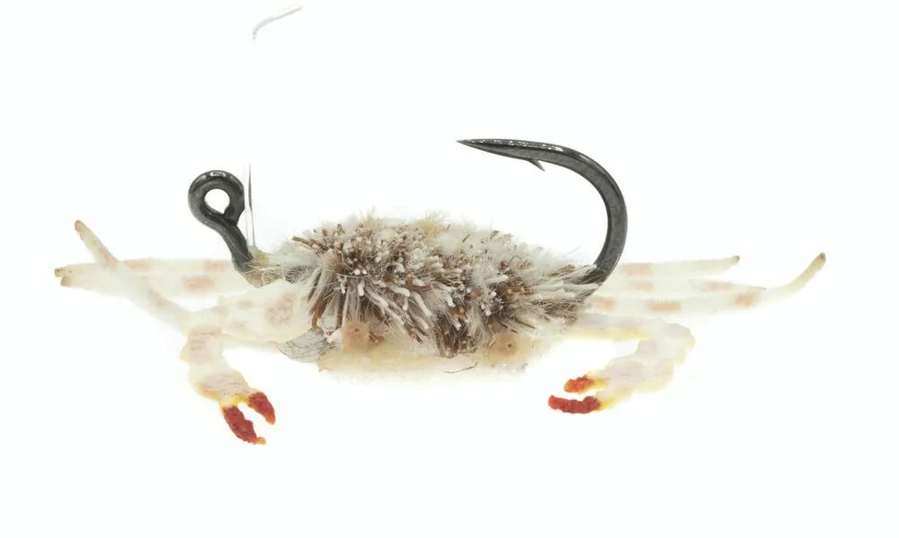 Umpqua Saltwater Fly Danger Muffin Crab Ghost Tan- 2