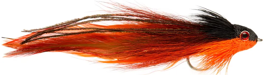 Fulling Mill Salzwasserfliege - Andino Deceiver - orange schwarz- 4/0