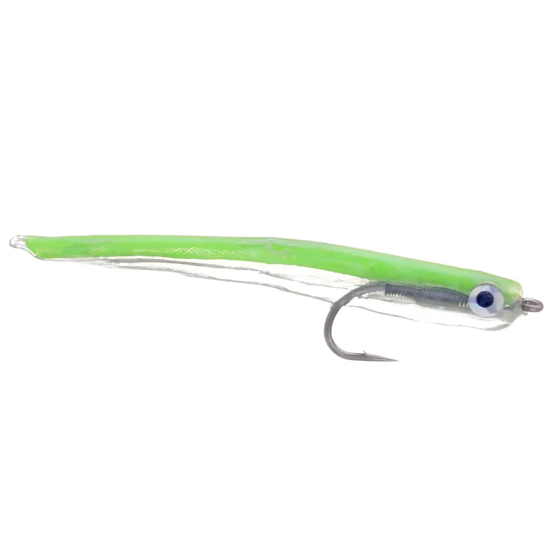 Umpqua Saltwater Fly Gummy Minnow Chartreuse-                                                                                                                                                                                                                        2