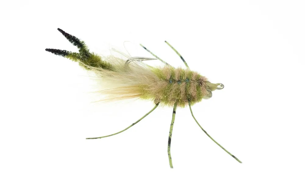 Umpqua Saltwater Fly Strong Arm Merkin Skok Olive #6-