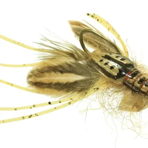 Umpqua Streamer Hada's Creek Crawler Tan #4-