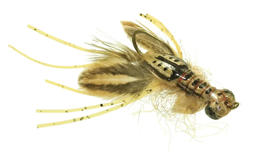 Umpqua Streamer Hada's Creek Crawler Tan #4-