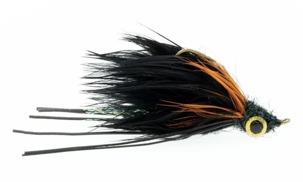 Umpqua Streamer Super Bugger Black #6-