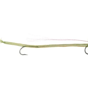 Umpqua Saltwater Fly Cuda Flourescent Green Tandem #2/0-