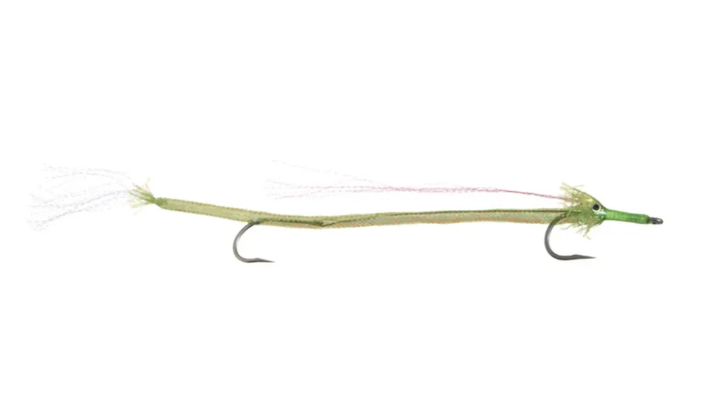 Umpqua Saltwater Fly Cuda Flourescent Green Tandem #2/0-