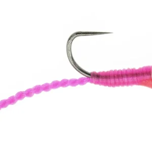 Umpqua Nymph Twisted Worm #16 3.0mm Pink-