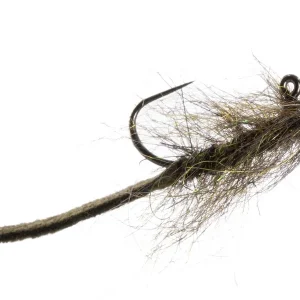 Umpqua Streamer Balanced Leather Leech Nano #12 Peacock-