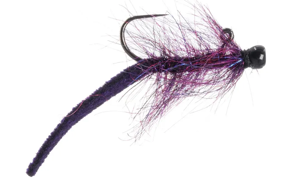 Umpqua Streamer Balanced Leather Leech Nano #12 Purple-