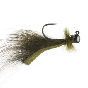Umpqua Streamer Mini Leech Jig #12 Olive-