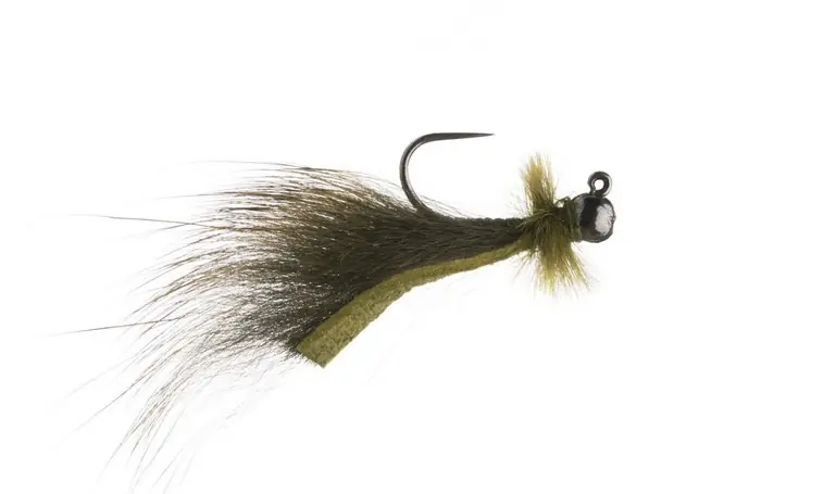 Umpqua Streamer Mini Leech Jig #12 Olive-