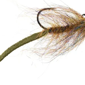 Umpqua Streamer Balanced Leather Leech #10 Olive-