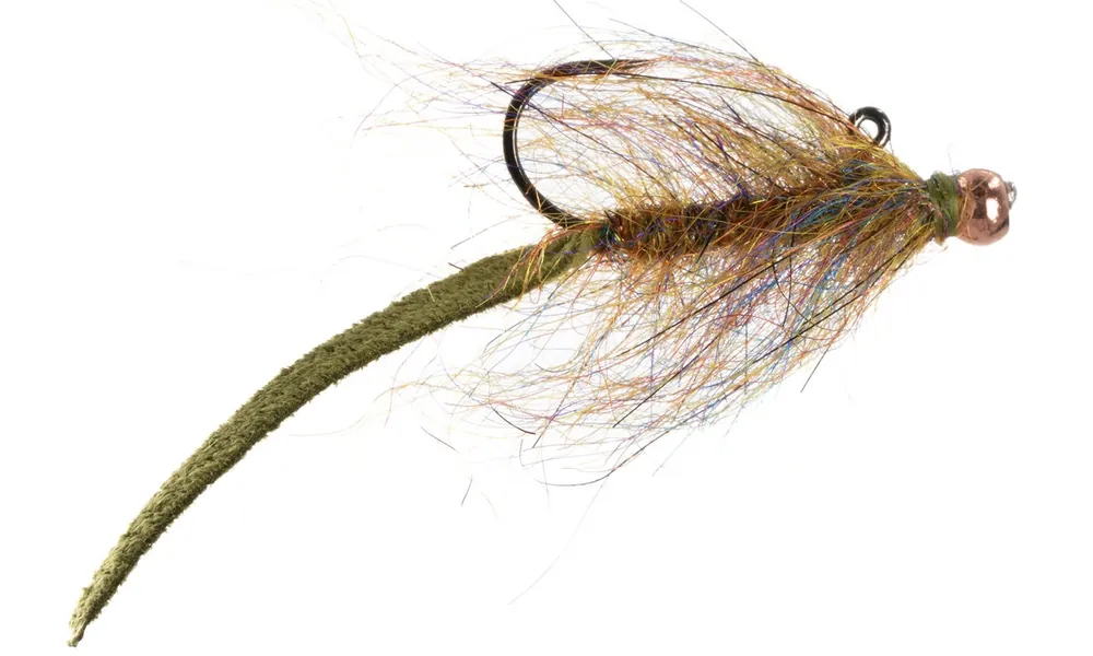 Umpqua Streamer Balanced Leather Leech #10 Olive-
