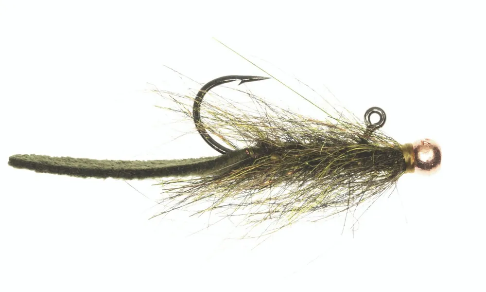 Umpqua Streamer Balanced Leather Leech #10 Peacock-