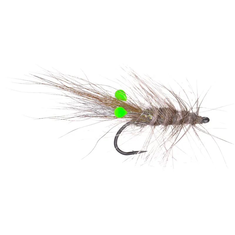 adh-fishing Meerforellenfliege - LT Alive Shrimp Tan & Green-