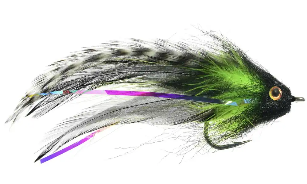 Umpqua Streamer Jungle Love Black Chartreuse #2/0-