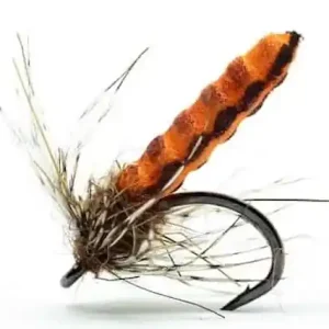 Superflies Trockenfliege Waffle Pupa Orange- 12