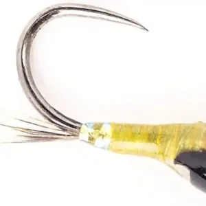 Guideline Nymphe Fire Butt Perdigon Grey Olive Barbless- 16