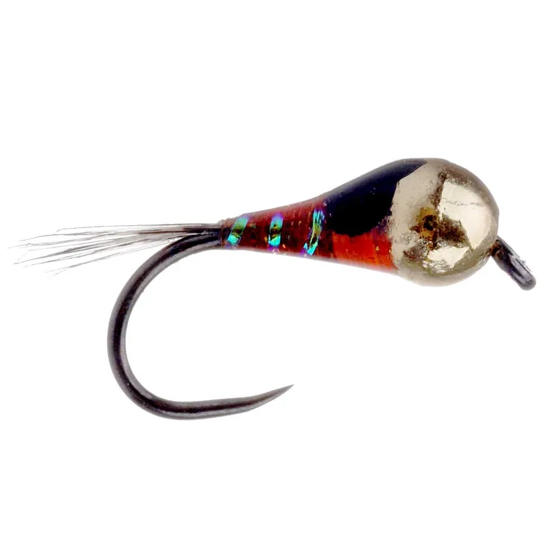 adh-fishing Nymphe - Perdigon Cinnamon Pearl Gold Tungsten Bead- 14