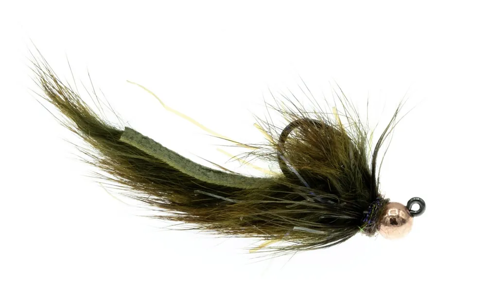 Umpqua Jig Streamer Back Flop Olive #10-