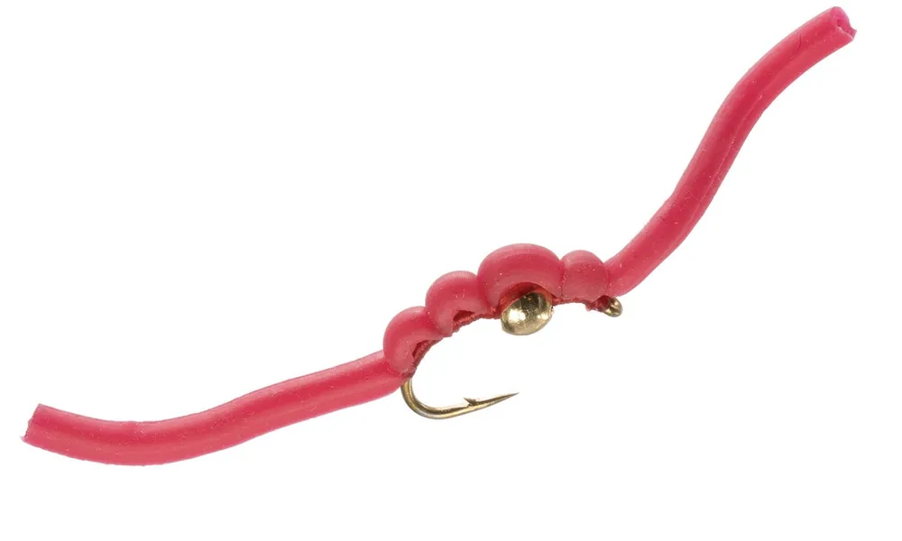 Umpqua Squirmy Wormie TB Blood Red #12-