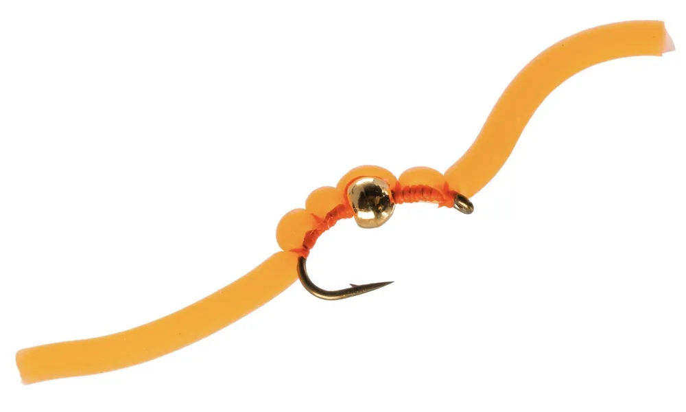 Umpqua Squirmy Wormie TB Flourescent Orange #12-