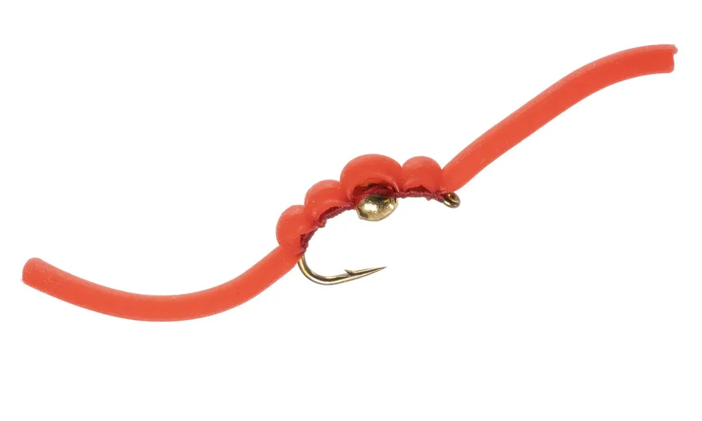 Umpqua Squirmy Wormie TB Red #12-